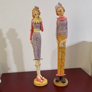 Pair of Vintage Albert Price Clown 11.5”